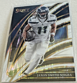 2025 Select Prizm White Shock #213 Jaxon Smith-Njigba #'d 791/799 - Image 1