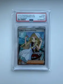 Pokemon TCG Lillie's Determination Card 169/132 Mega Evolution PSA Graded 10 - Image 1