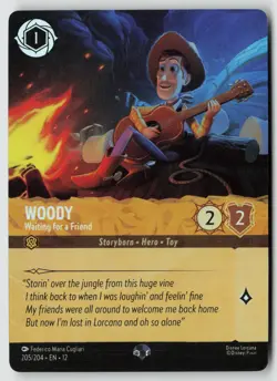 Disney Lorcana Woody 205/204 Wilds Unknown Epic NM - Image 1