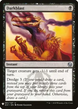 MTG - Darkblast - The List - Magic the Gathering - Image 1