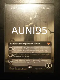 mtg magic count the Mirthless promo FRENCH vf fr Sorin le morose comte dracula - Image 1