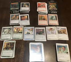 Magic The Gathering 8th edition Core Set All 5 Theme Decks Opened MTG OOP 8ed - Image 1