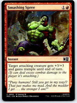 Smashing Spree (0856) 856 Commander: Marvel Super Heroes MTGNM/M - Image 1