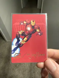 The Invincible Iron Man Art Card (Gold-Stamped Signature) [Marvel Super Heroes - Image 1