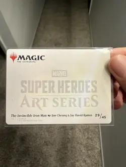 The Invincible Iron Man Art Card (Gold-Stamped Signature) [Marvel Super Heroes - Image 2