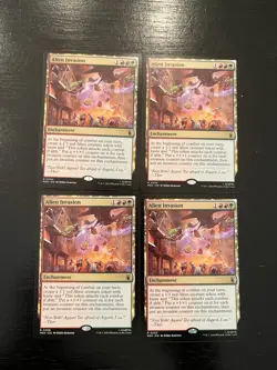 Alien Invasion X4X NM Marvel Super Heroes MSH Magic the MTG - Image 1