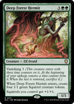 Deep Forest Hermit #213 (NM) - MTG - Bloomburrow Commander Magic: The Gathering - Image 1