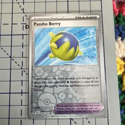 Passho Berry Pokemon TCG Surging Sparks Trainer Card 184 Reverse Holo UnCommon - Image 1