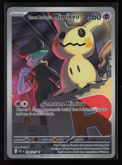 Team Rocket's Mimikyu 238/217 Illustration Rare Ascended Heroes Pokemon Holo - Image 1