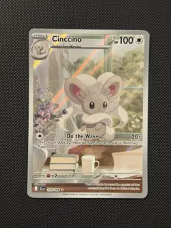 Cinccino Illustration Rare 153/086 Pokemon SV: Black Bolt - Image 1