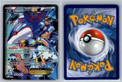 Team Aqua's Kyogre EX 6/34 Ultra Rare Double Crisis Pokemon Card Holo LP - Image 3