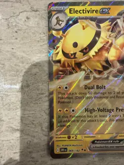 Pokemon Electivire ex 069/182 Sv10: Destined Rivals Holo Pack Fresh - Image 2