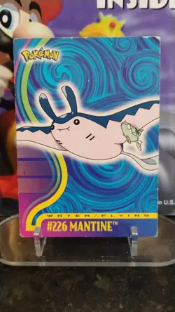 MANTINE Non-Holo POKEMON TV Animation Edition TOPPS 2001 Trading Card #226 - Image 1