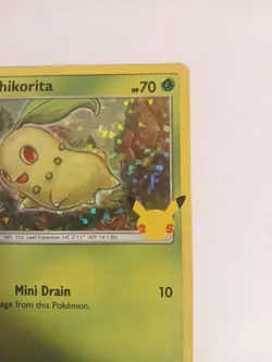 NM Chikorita Holo McDonald's Promo 25th Anniversary Pokemon TCG Card 2/25 - Image 3