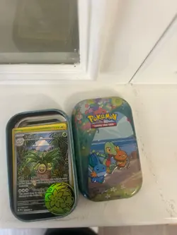 Pokemon Mini Tin Hoenn Starters Treecko Torchic Mudkip With Coin - Image 1