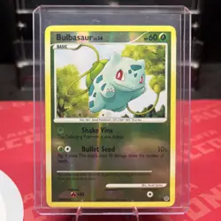 Pokemon 2007 Secret Wonders Bulbasaur 77/132 Reverse Holofoil HP - Image 1