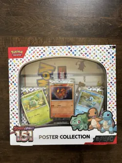 Pokemon TCG Scarlet & Violet 151 Poster Collection Box 3 Packs NEW SEALED TCG US - Image 2