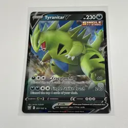 Tyranitar V - Battle Styles (97/163) Pokemon TCG - Rare Full Art - Image 1
