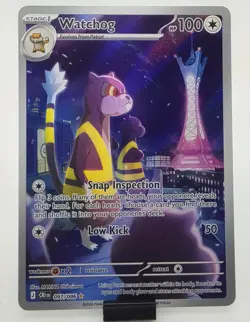 Watchog 097/086 IR - Pokemon Chaos Rising Illustration Rare English NM - Image 1