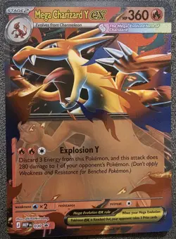 Mega Charizard Y ex 030 Promo ME: Mega Evolution Promos Near Mint - Image 1