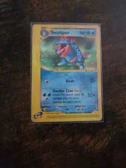 Feraligatr 46/165 Expedition Base Set e-Reader Rare Vintage 2002 Pokemon Card NM - Image 1