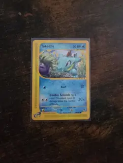 Nintendo Pokemon TCG Totodile Expedition Base Set Regular Common 134/165 2002 - Image 1