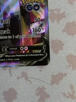 Pokemon Go Mewtwo v Full Art Holo Ultra Rare Card 072/078 Pokemon TCG - Image 4
