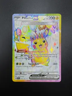 Pokemon Pikachu ex Full Art 219/191 SV Surging Sparks - Image 1