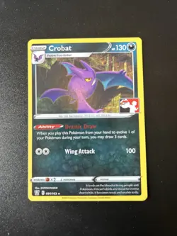 Crobat Play Stamp Pokemon Card - 091/163 Battle Styles - Image 1