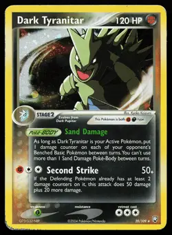 Dark Tyranitar 20/109 Holo Rare Team Rocket Returns Pokemon Card - Image 1