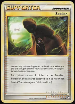 Seeker 88/102 HGSS Triumphant Uncommon Kawahara Heavily Played - Image 2