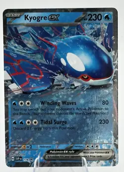Pokemon Kyogre ex 178 Scarlet & Violet Black Star Promos NM HOLO - Image 1