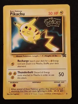 Pikachu (Movie Promo) 04/53 MP Wotc Promo Pokemon Any 3 Free Ship - Image 1