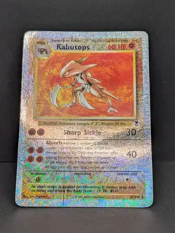 Kabutops 27/110 Legendary Collection Reverse Holo Rare Pokemon TCG fireworks MP - Image 3