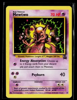 The Pokemon Company Mewtwo 14/53 Wotc Promo Regular English 70HP Psychic LP+ - Image 1