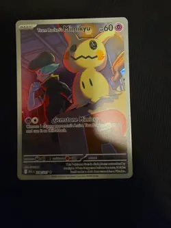 Pokemon Ascended Heroes Team Rocket's Mimikyu 238/217 Illustration Rare NM/M - Image 1