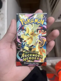 Factory Sealed Pokemon Ascended Heroes Booster Pack Heavy 22.89g!!!! - Image 3