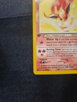 Pokemon 1st Edition Light Flareon 46/105 Neo Destiny Regular - Image 3