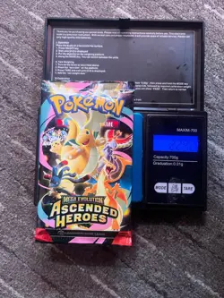 Factory Sealed Pokemon Ascended Heroes Booster Pack Heavy 22.92g!!!! - Image 5