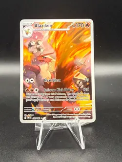 Blaziken 192/182 Illustration Rare Destined Rivals Pokemon Holo Near Mint - Image 1