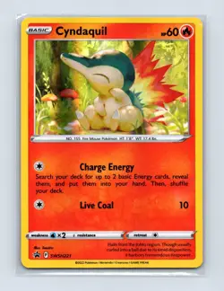 Cyndaquil SWSH221 Holo Promo Sword & Shield Promo Pokemon Holo Lightly Played - Image 1