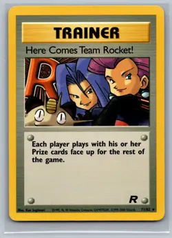 Here Comes Team Rocket! (71) Team Rocket #71/82 Rare Pokemon Card - Image 1