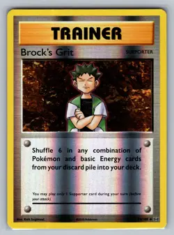 Brock's Grit XY - Evolutions #74/108 Uncommon,Reverse Holo Pokemon Card - Image 1