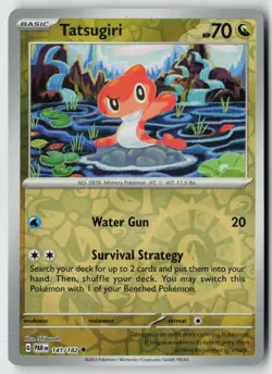 Tatsugiri 141/182 Uncommon Paradox Rift Pokemon Reverse Holo Near Mint - Image 1