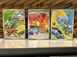 Pokemon TCG First Partner Illustration Collection Series 1 Kanto GEN 1 Set - Image 1