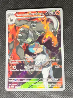 Team Rocket's Houndoom 191/182 - Destined Rivals Pokemon Card - NM - Image 1