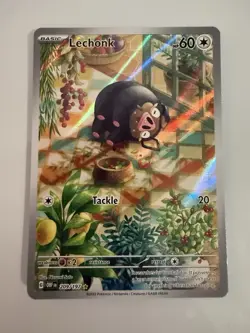 Pokemon Obsidian Flames Lechonk Illustration Rare 209/197 NM/M - Image 1