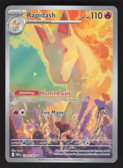 Rapidash 189/182 Pokemon TCG SV10: Destined Rivals NM - Image 1