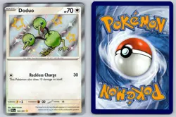 Doduo 199/091 Holo Shiny Rare Paldean Fates Pokemon Near Mint - Image 3
