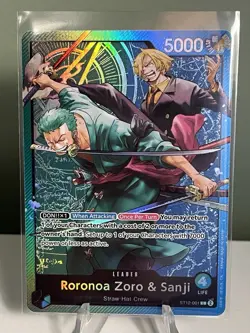 Roronoa Zoro & Sanji - ST12-001 - Leader - English - Near Mint - One Piece CCG - Image 1